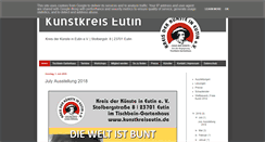 Desktop Screenshot of kunstkreiseutin.de